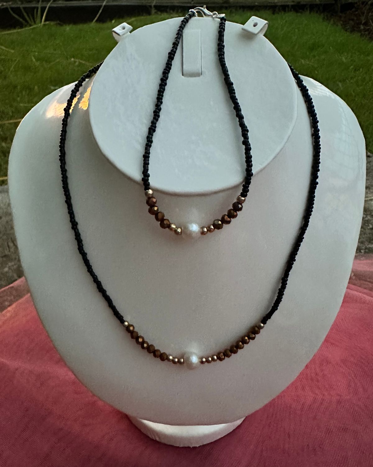 Midnight Glow Set (Necklace & Anklet)