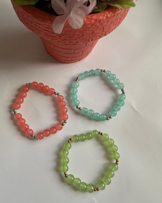 Pearl Bloom Bracelet Set