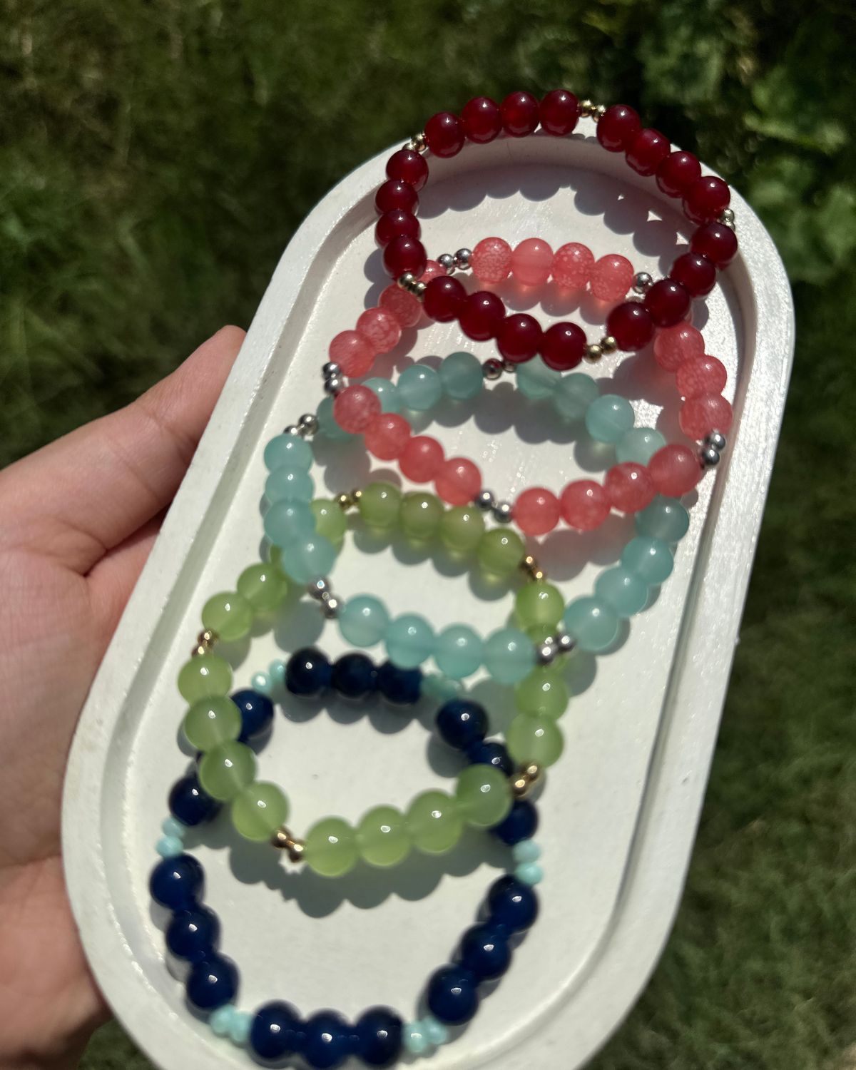 Pearl Harmony Set (5 Bracelets)