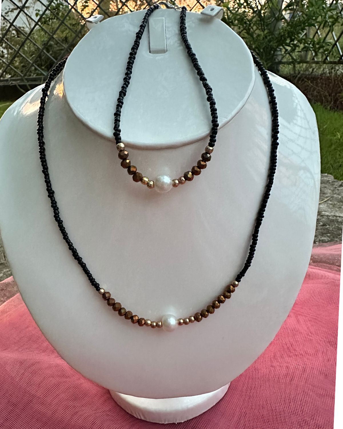 Midnight Glow Set (Necklace & Anklet)