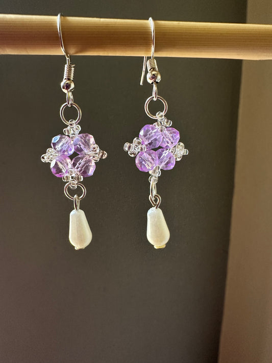 Amethyst Mist Earrings