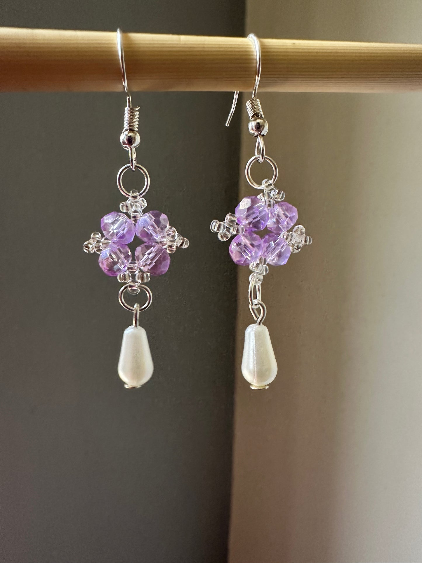 Amethyst Mist Earrings