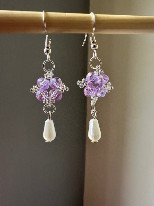 Amethyst Mist Earrings