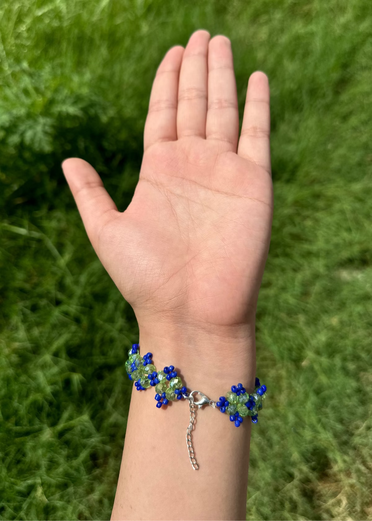Emerald Tide Bracelet and Earrings